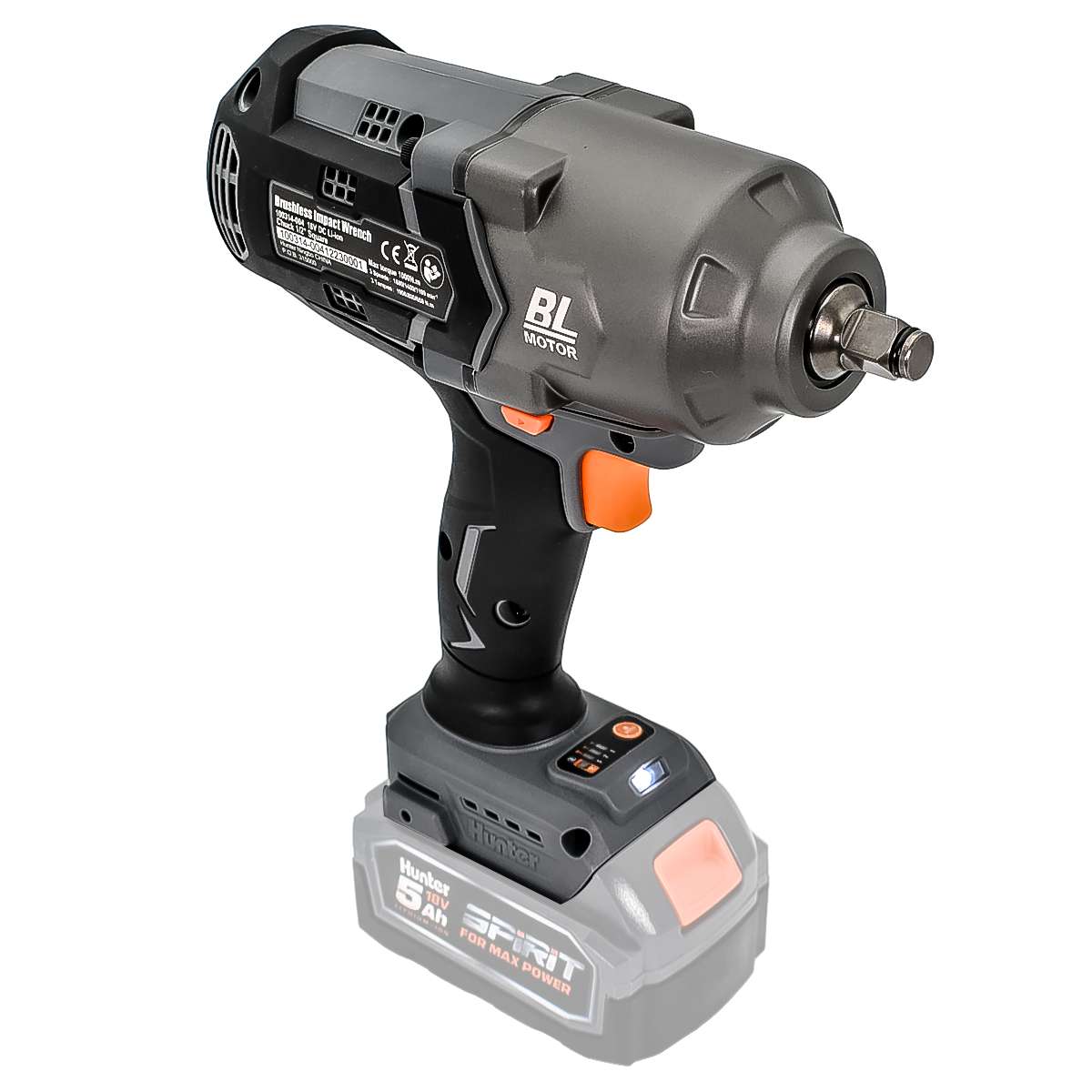 Nm BL 18V 1000 מפתח אימפקט – תמונה 3