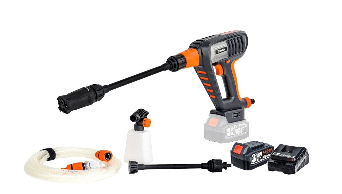 18V אקדח שטיפה בלחץ נטען