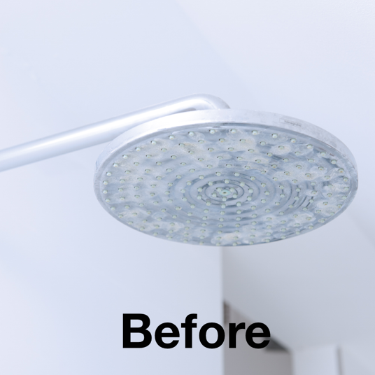 מסיר משקעי אבנית מאריחים מקלחונים ברזים וכיורים