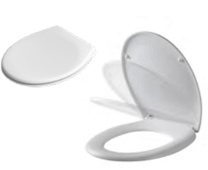  טריקה שקטה והתקנה עילית לבן פרימיום ULTRA מושב אסלה