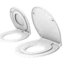 פרימיום ULTRA מושב אסלה כפול עם מתאם לילדים טריקה שקטה התקנה עילית