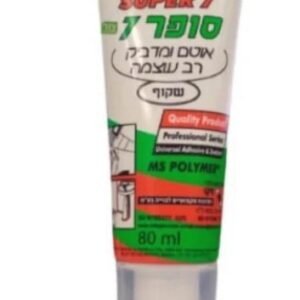 דבק-סיליקון סופר 7 שקוף