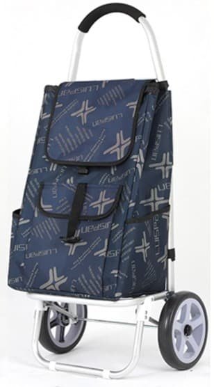 עגלת קניות מתקפלת עם תיק בד SLGM