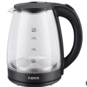 קומקום חשמלי זכוכית BENATON 1.8 ליטר – 1500W