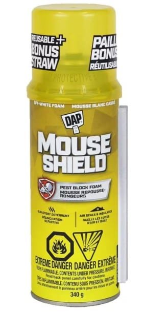 קצף איטום נגד עכברים ומזיקים DAP Mouse Shield