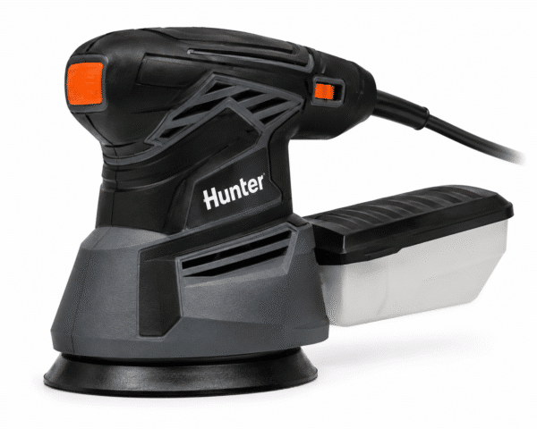 מלטשת אקצנטרית Hunter 350W עם מיכל איסוף נסורת לליטוש קירות