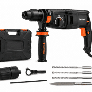 פטישון Hunter 800W SDS Plus 26 מ"מ כולל מזוודה ואביזרים